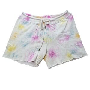 The Great‎ Tie Dye Cotton Sweatshorts Women's Size 1/Sm Luxury Lounge Streetwear